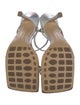 Bottega Veneta Leather Glitter Accents Sandals