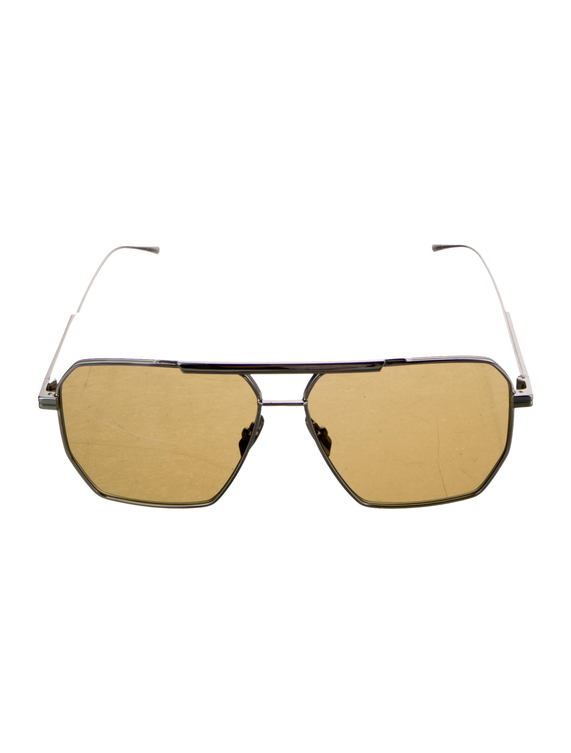 Bottega Veneta Aviator Tinted Sunglasses
