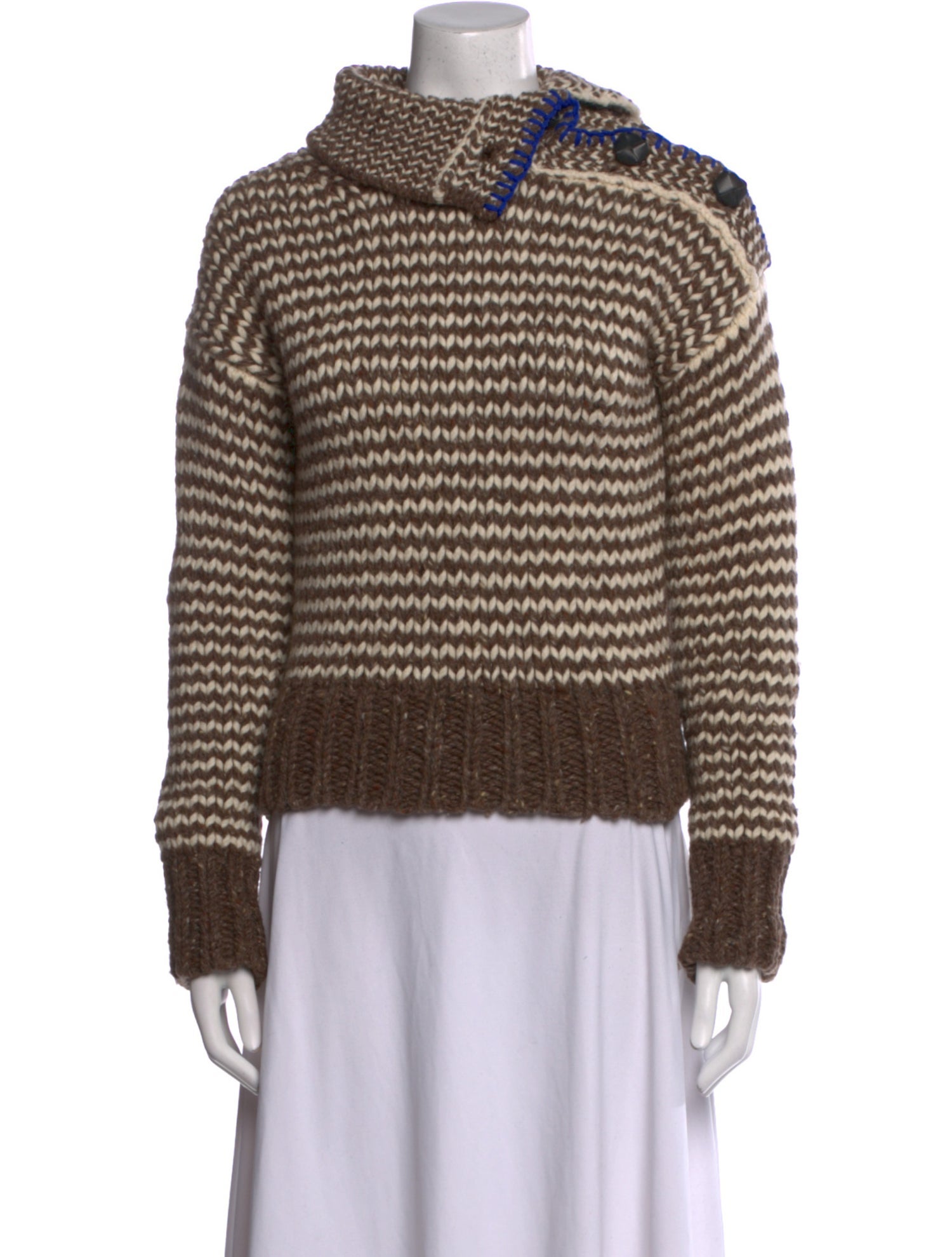 Bottega Veneta Wool Striped Sweater w/ Tags