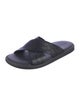Bottega Veneta Leather Braided Accents Slides