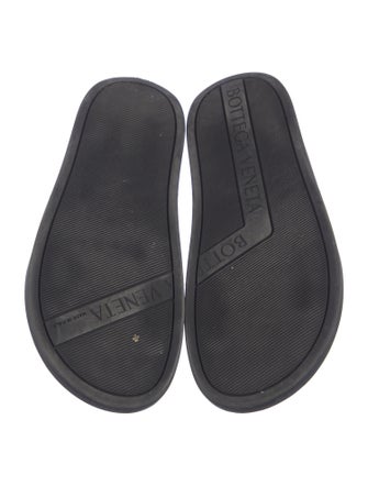 Bottega Veneta Leather Braided Accents Slides