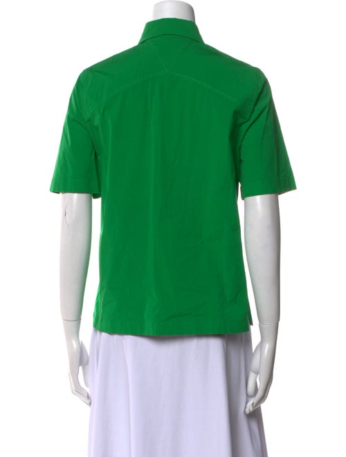 Bottega Veneta Short Sleeve Button-Up Top