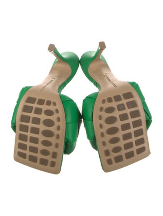 Bottega Veneta Intrecciato Weave Leather Slides