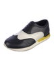 Bottega Veneta Leather Colorblock Pattern Athletic Sneakers