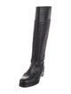 Bottega Veneta Intrecciato Weave Leather Riding Boots