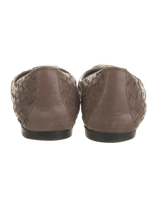 Bottega Veneta Intrecciato Weave Leather Flats
