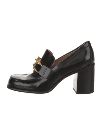 Bottega Veneta Intrecciato Weave Patent Leather Pumps