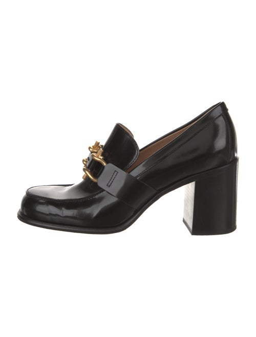 Bottega Veneta Intrecciato Weave Patent Leather Pumps