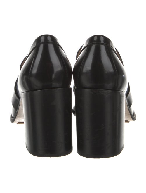 Bottega Veneta Intrecciato Weave Patent Leather Pumps