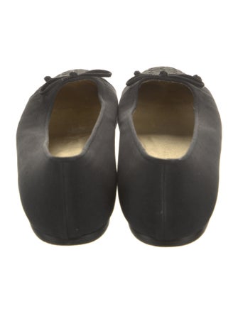 Bottega Veneta Intrecciato Weave Satin Ballet Flats