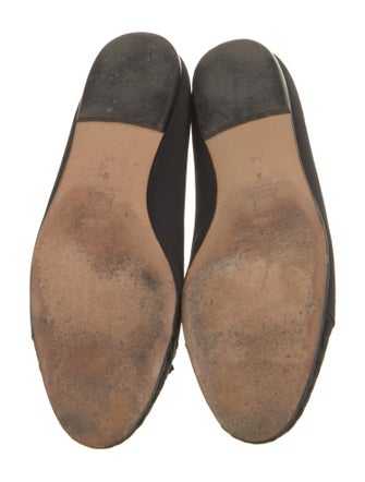 Bottega Veneta Intrecciato Weave Satin Ballet Flats