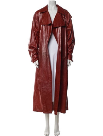 Bottega Veneta Leather Trench Coat