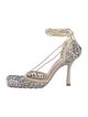 Bottega Veneta Leather Crystal Embellishments D'Orsay Pumps