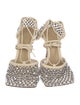 Bottega Veneta Leather Crystal Embellishments D'Orsay Pumps