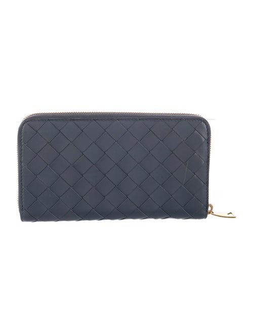 Bottega Veneta Intrecciato Weave Leather Continental Wallet