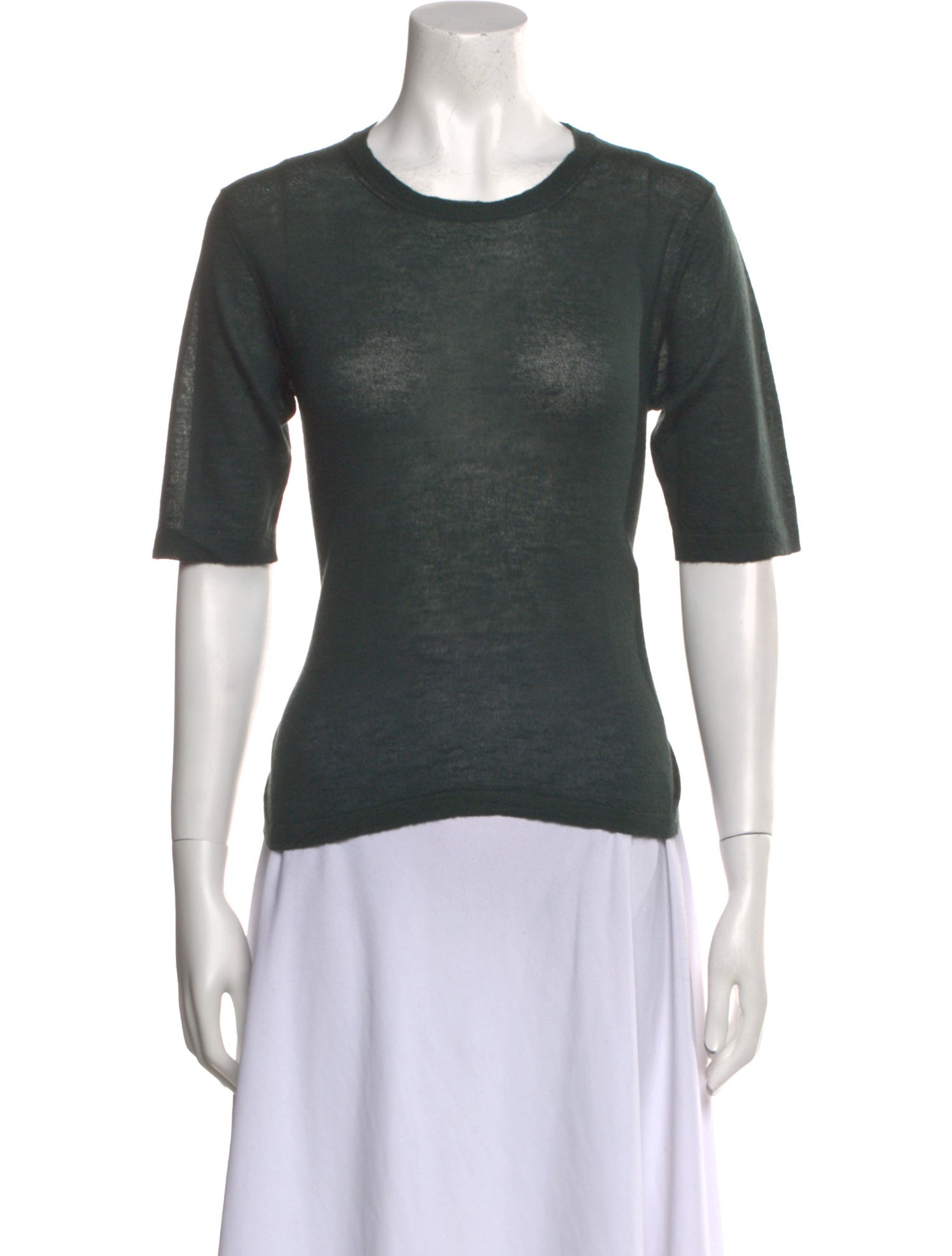 Bottega Veneta Wool Crew Neck T-Shirt