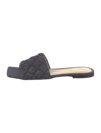 Bottega Veneta Denim Slides