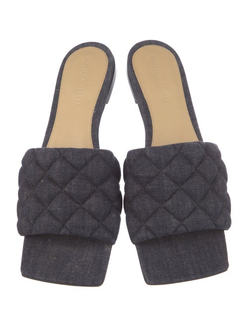 Bottega Veneta Denim Slides