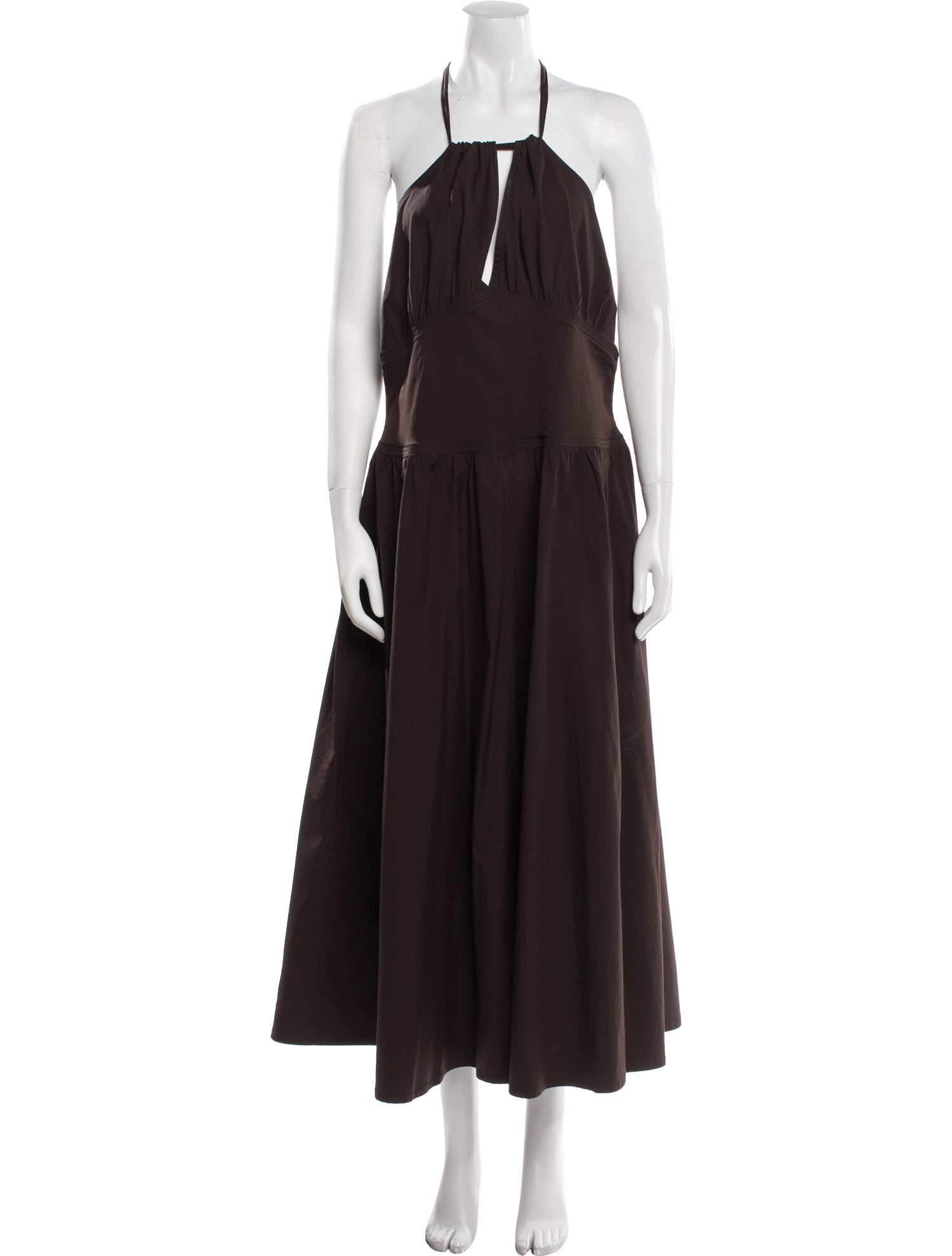 Bottega Veneta Halterneck Long Dress