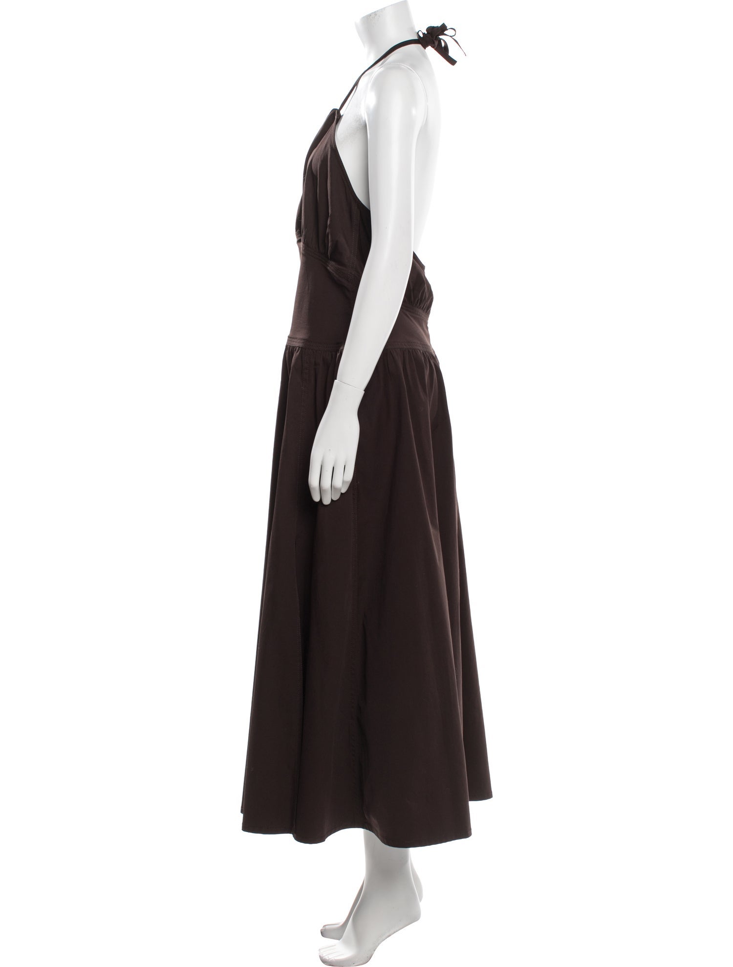 Bottega Veneta Halterneck Long Dress