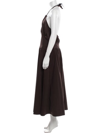 Bottega Veneta Halterneck Long Dress