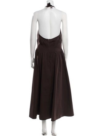 Bottega Veneta Halterneck Long Dress