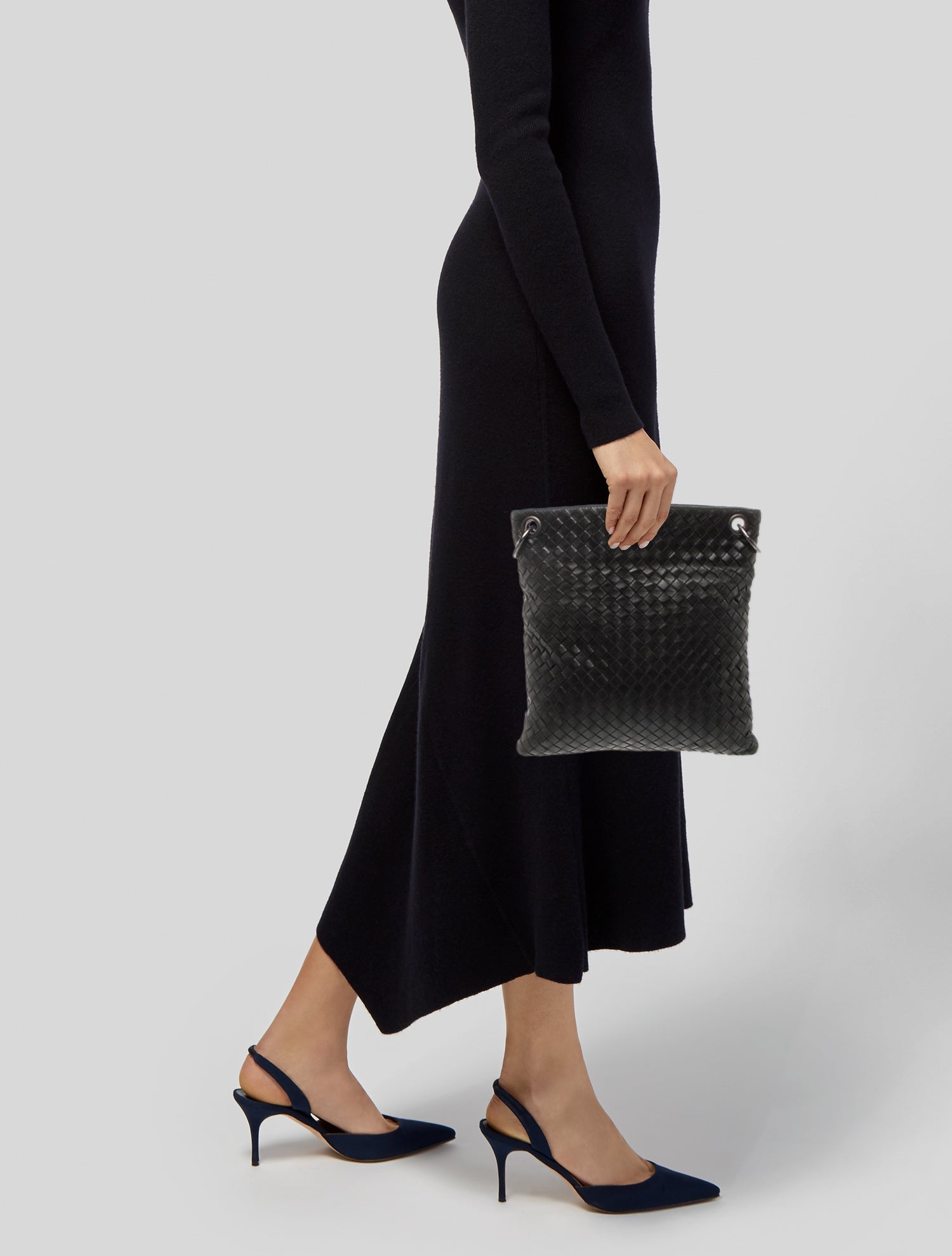 Bottega Veneta Intrecciato Messenger Bag Vintage