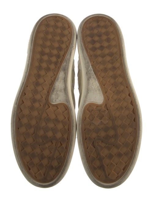 Bottega Veneta Intrecciato Weave Leather Sneakers