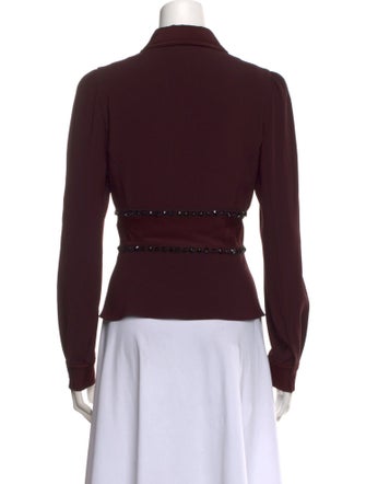 Bottega Veneta Long Sleeve Button-Up Top