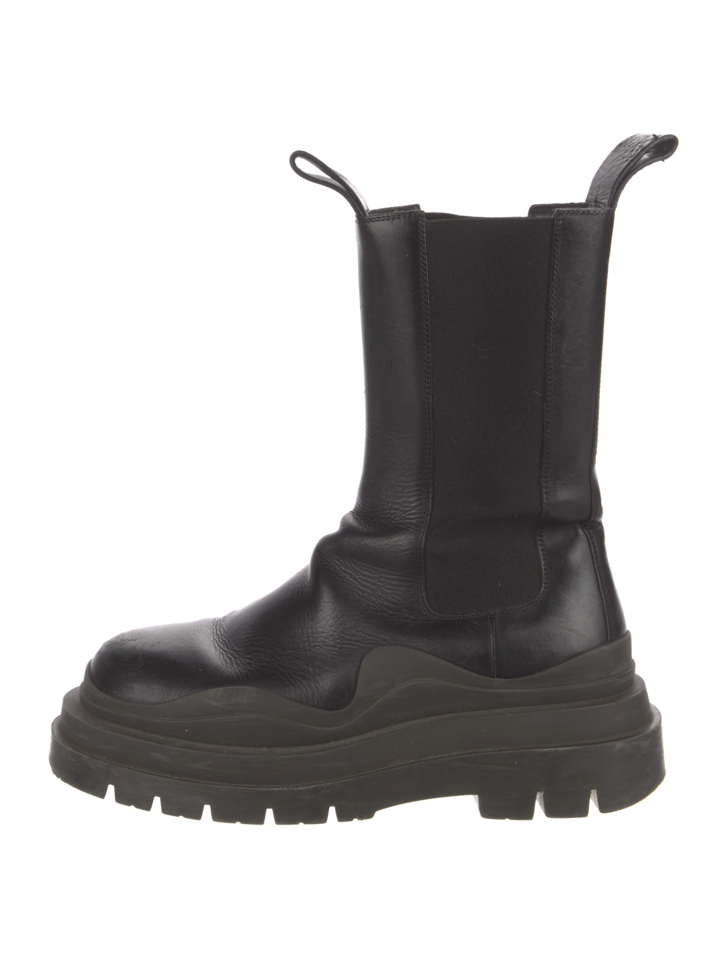 Bottega Veneta Leather Combat Boots