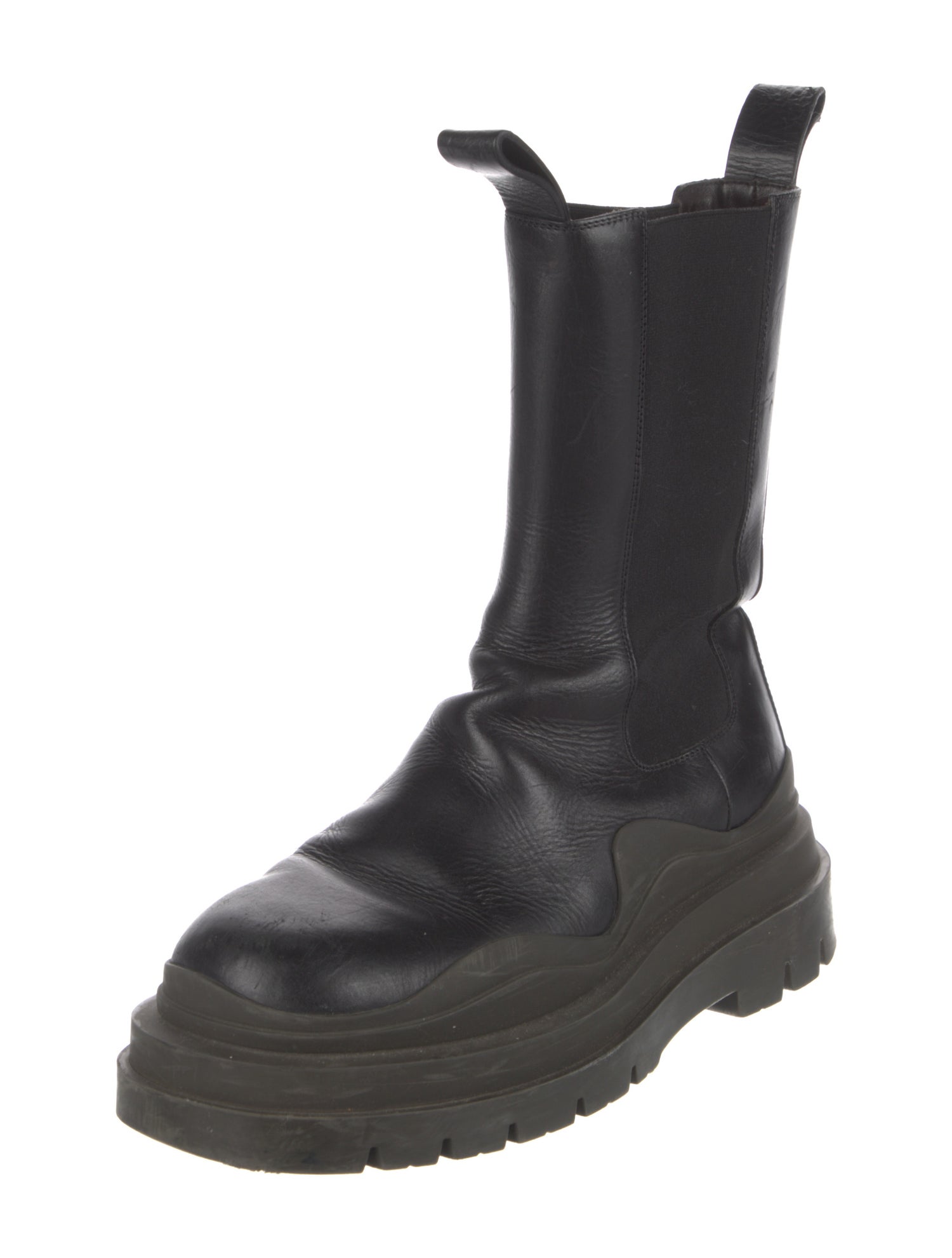 Bottega Veneta Leather Combat Boots