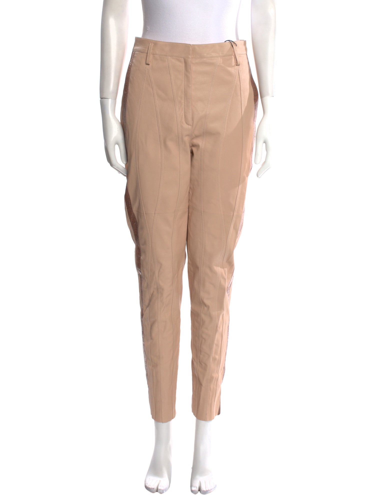 Bottega Veneta Leather Skinny Leg Pants w/ Tags