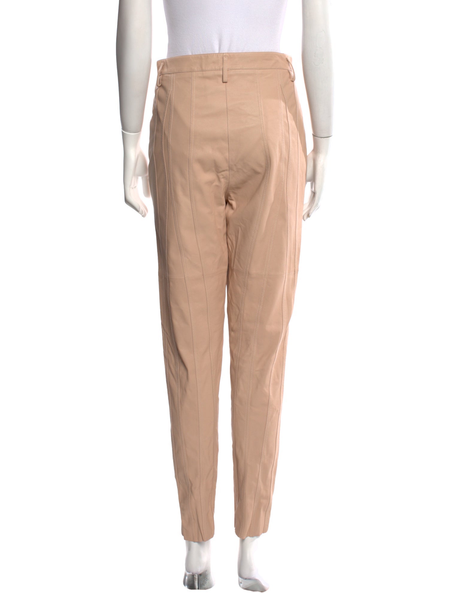 Bottega Veneta Leather Skinny Leg Pants w/ Tags