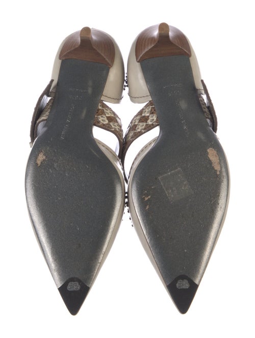 Bottega Veneta Intrecciato Weave Leather D'Orsay Pumps