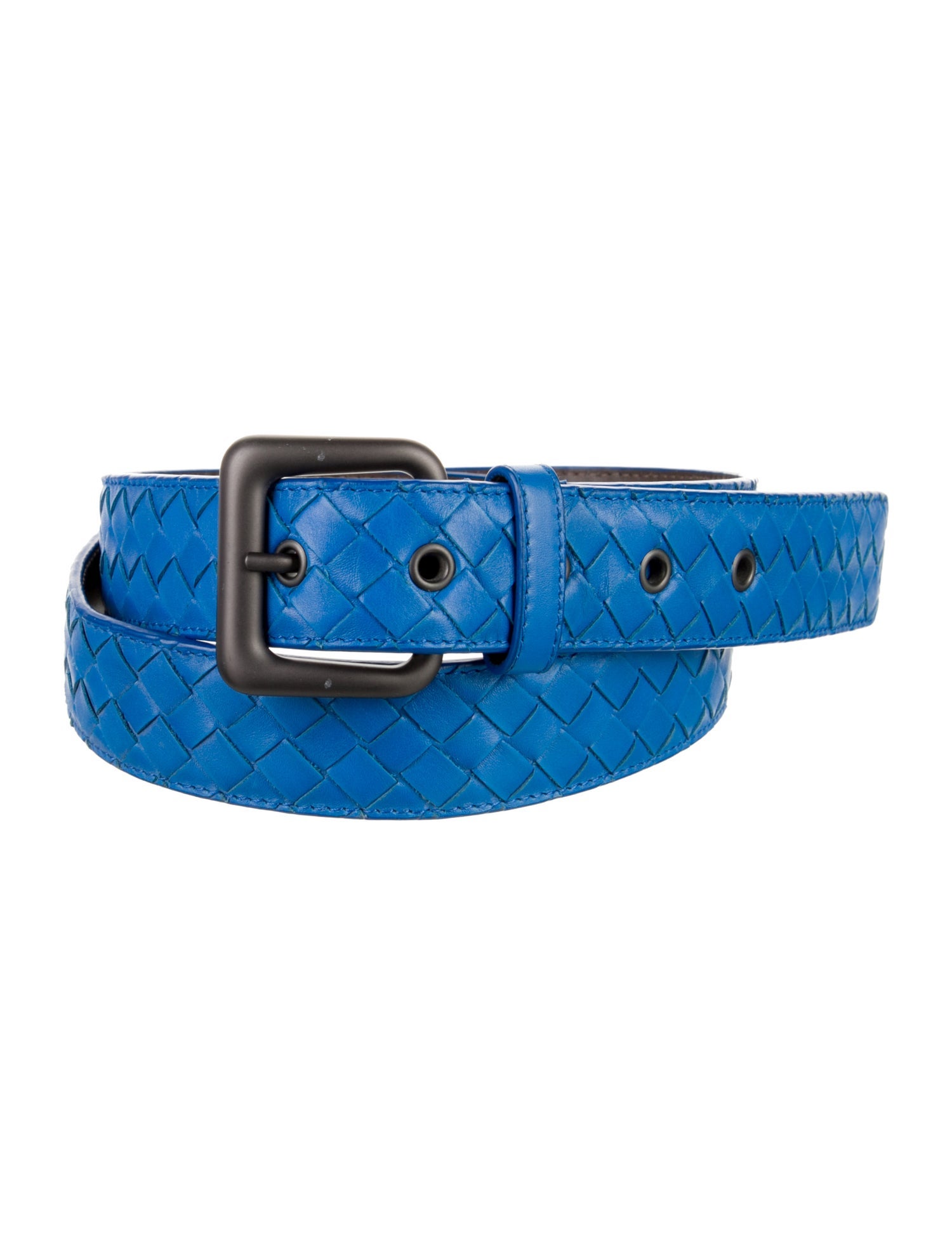 Bottega Veneta Intrecciato Weave Leather Belt