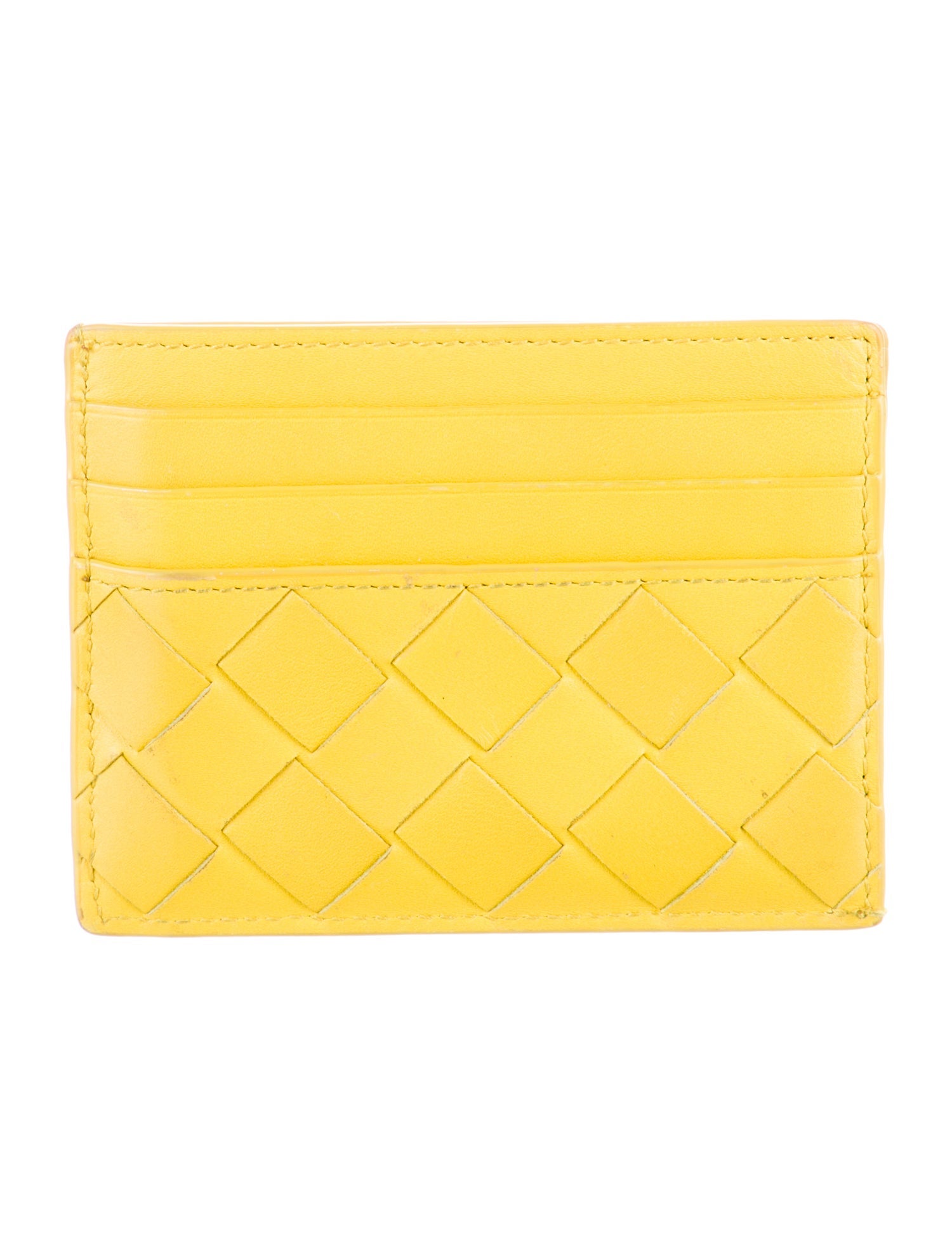 Bottega Veneta Card Holder Intrecciato Weave Card Holder