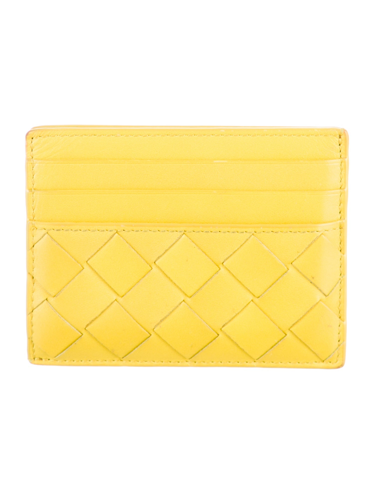 Bottega Veneta Card Holder Intrecciato Weave Card Holder