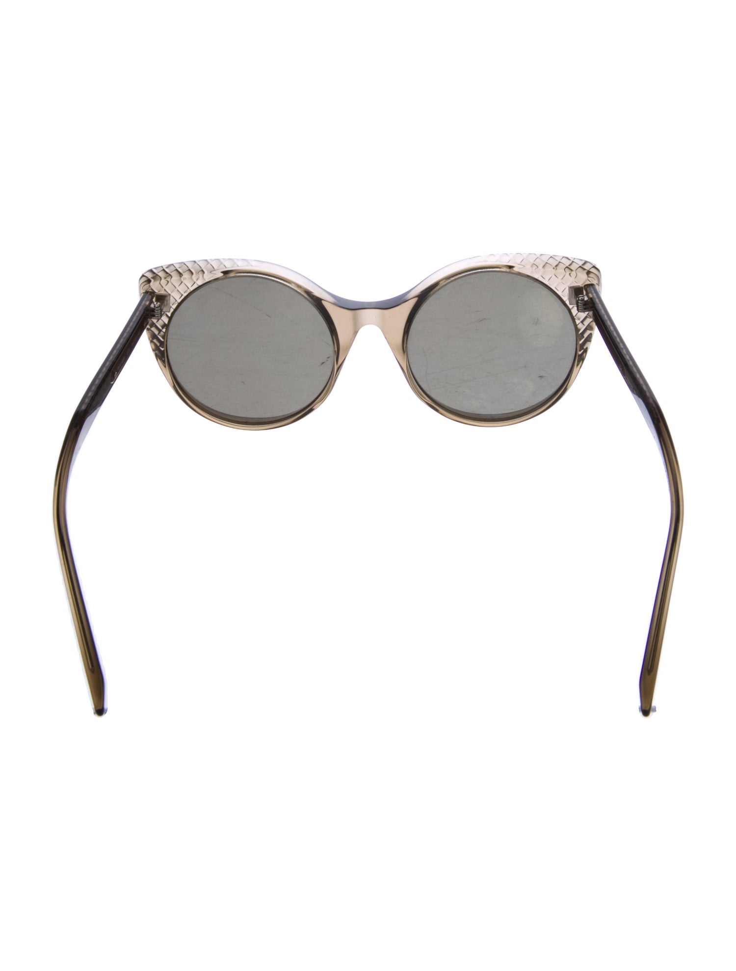 Bottega Veneta Round Tinted Sunglasses