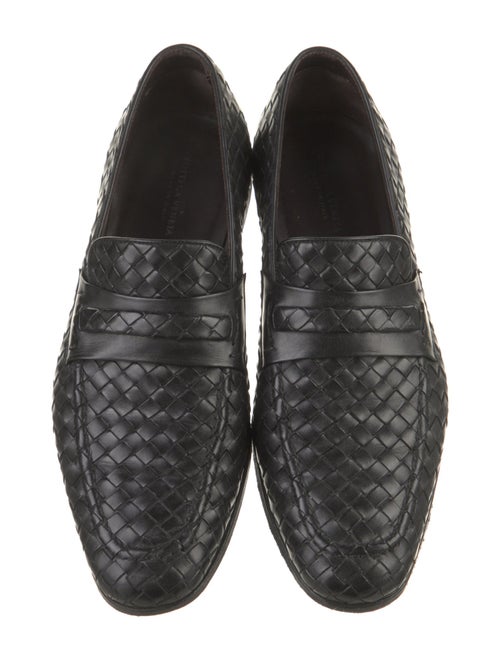 Bottega Veneta Intrecciato Weave Leather Dress Loafers