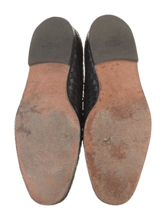 Bottega Veneta Intrecciato Weave Leather Dress Loafers