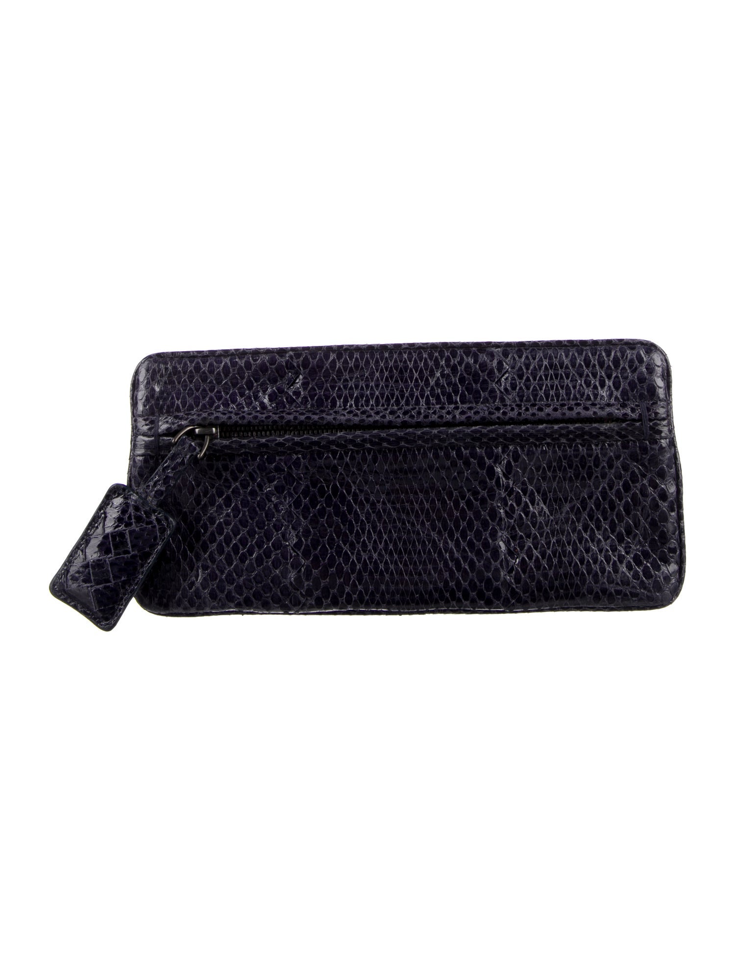 Bottega Veneta Snakeskin Clutch Vintage