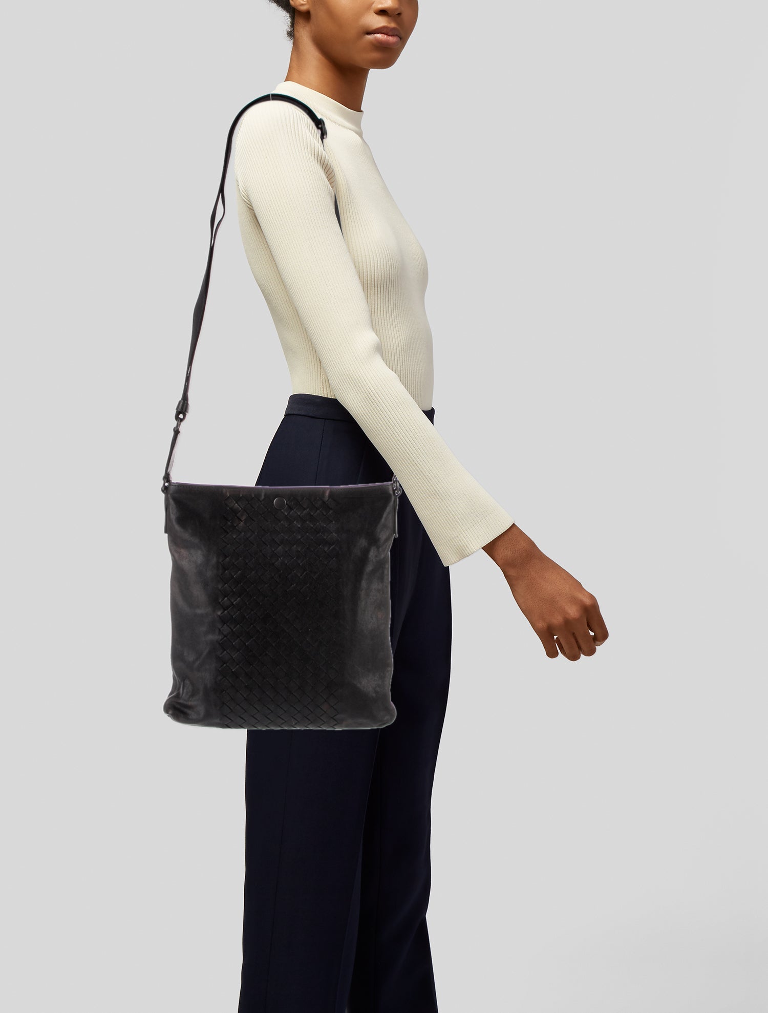 Bottega Veneta Intrecciato Messenger Bag