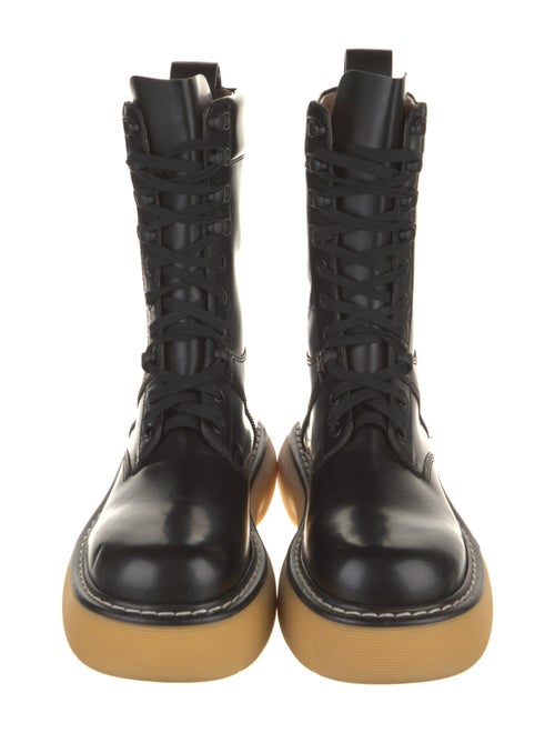 Bottega Veneta Leather Combat Boots