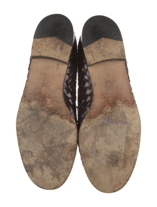 Bottega Veneta Intrecciato Weave Leather Loafers