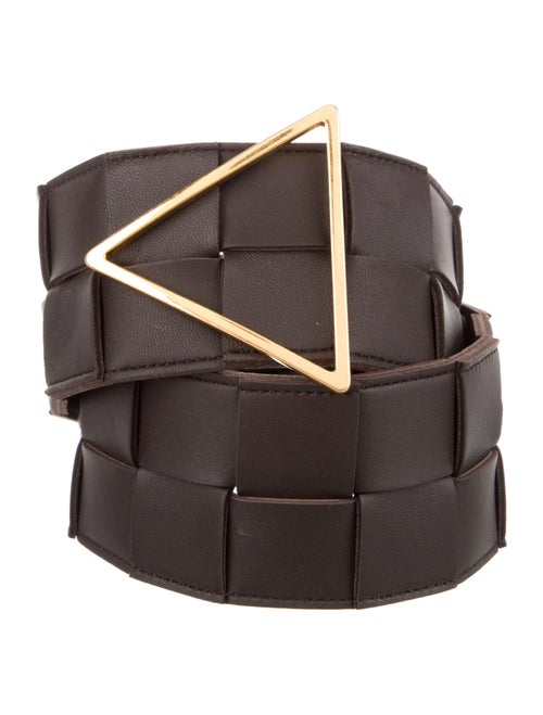 Bottega Veneta Intrecciato Weave Wide Waist Belt