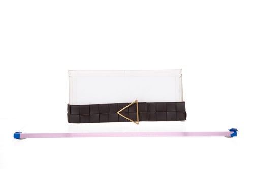 Bottega Veneta Intrecciato Weave Wide Waist Belt