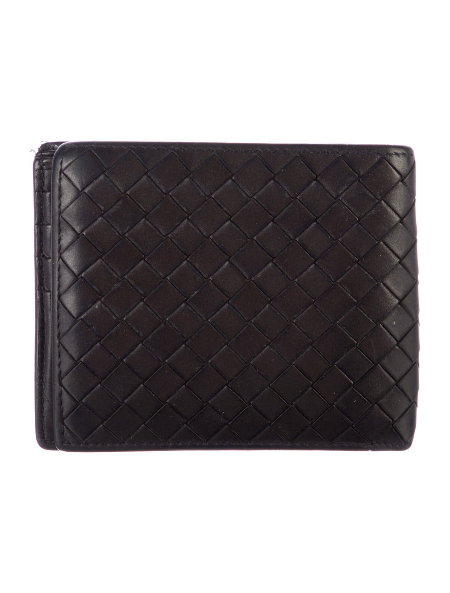 Bottega Veneta Vintage Intrecciato Weave Wallet