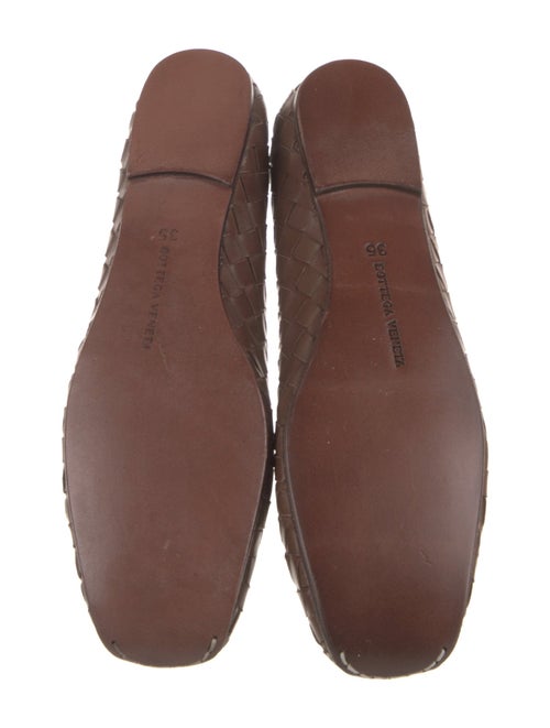Bottega Veneta Intrecciato Weave Leather Ballet Flats