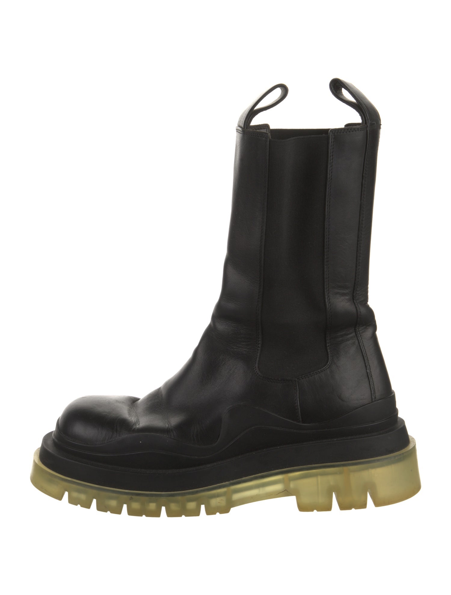 Bottega Veneta Leather Combat Boots