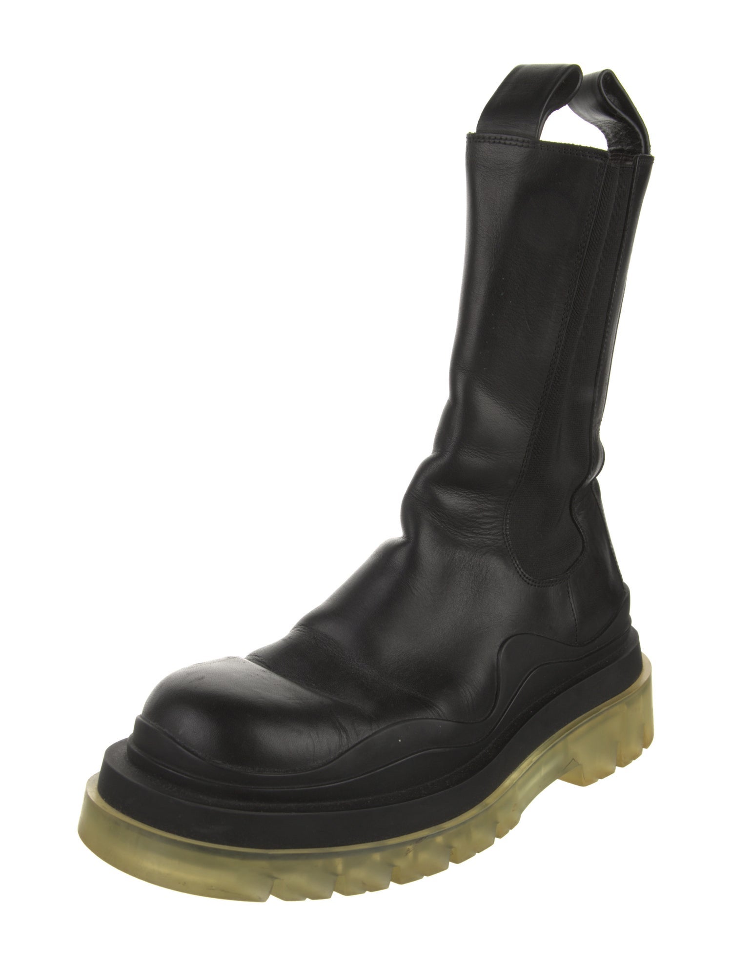 Bottega Veneta Leather Combat Boots